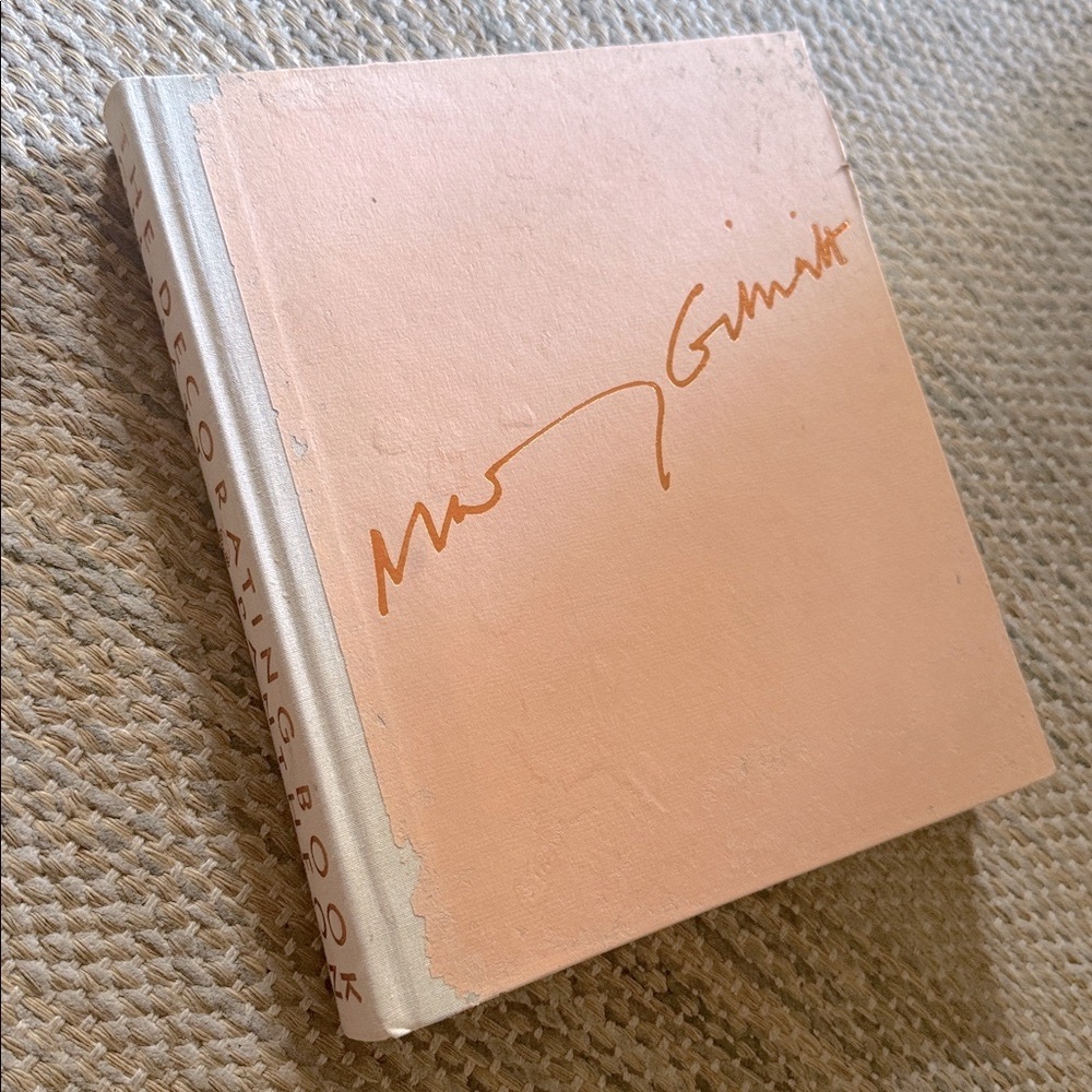 First edition The Decorating Book Mary Gilliatt vintage interior design 1981
